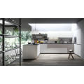 2016 Modern White Sliding Door Kitchen Furniture Cabinet